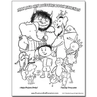 Max coloring page