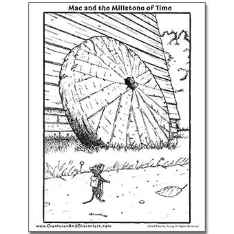 Mac and the Millstone coloring page