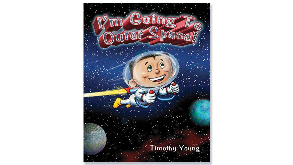 I'm Going to Outer Space! Book Cover Book Page