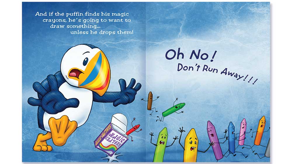 If You Give the Puffin a Muffin book spread 4