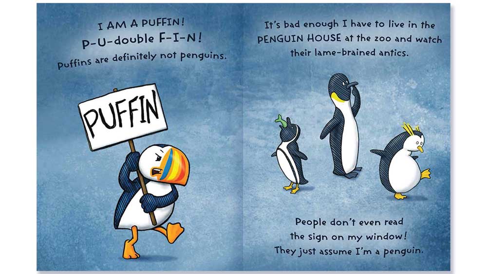 The Angry Little Puffin spread 2
